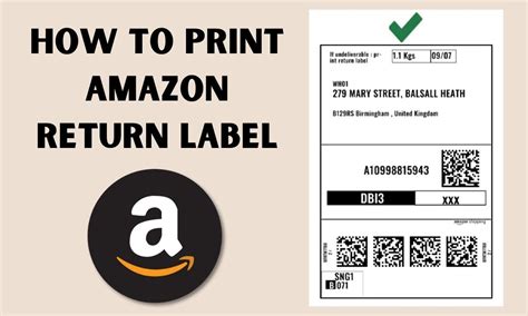 How to Print Amazon Return Label: A Step.